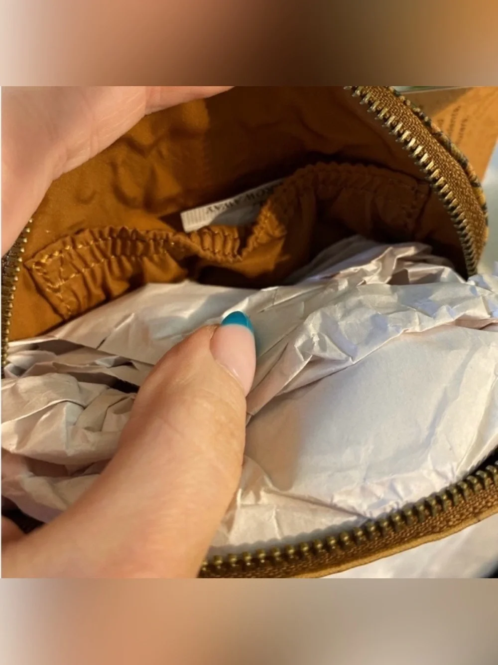 NWT Patricia Nash Patina Mini Cosmetic Case- European Map Print